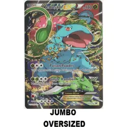 Venusaur EX XY123 Holo Rare JUMBO Black Star Promo Vintage Pokemon Cards TCG NM - Image 1