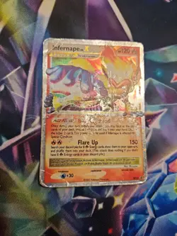 Infernape Lv. X DP10 Black Star Promo Pokemon Card TCG Holo Rare Damaged PSA 1 U - Image 3