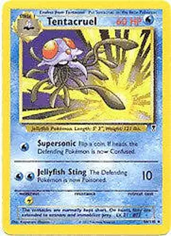 Legendary Collection 66/110 Tentacruel Pokemon Card - Image 1