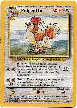 POKEMON BASE SET CARD 22/102 Pidgeotto - Image 1