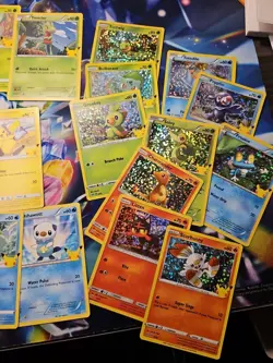 McDonald's 2021 25th Anniversary 30 POKEMON CARDS Lot With Holos Partial Set - Image 1