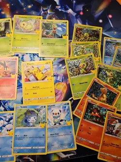 McDonald's 2021 25th Anniversary 30 POKEMON CARDS Lot With Holos Partial Set - Image 5