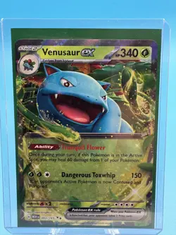 Venusaur EX 003/165 Pokemon 151 Card TCG - Image 1