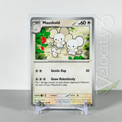 Pokemon TCG Card: MAUSHOLD 168/193 | Uncommon | SV-Paldea Evolved | NM - Image 1