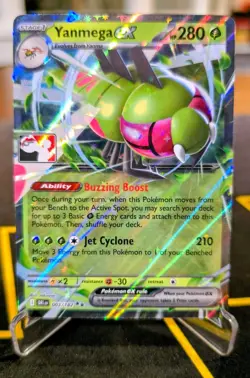 Pokemon TCG Yanmega EX Double Rare Holo Card #003/182 Prize Pack Series 8 - Image 1