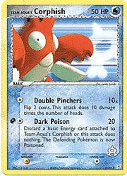 EX Aqua vs Magma 26/95 Corphish Pokemon Card - Image 1