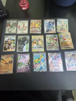 POKEMON CARD LOT 15 CARDS SHOWN IN PHOTO - Image 1