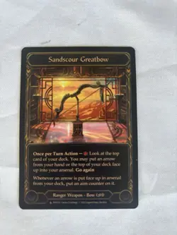 Flesh and Blood FAB Sandscour Greatbow (Marvel) NM 1st EditionCold Foil Dynasty - Image 1