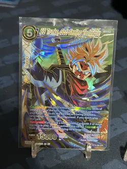 SS Trunks God Sealing Technique BT10 SPR Foil Dragon Ball Super Card Game | NM - Image 1