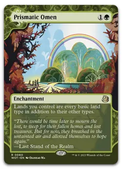 Prismatic Omen #60 (NM) Wilds of Eldraine WOT Magic MTG - Image 1