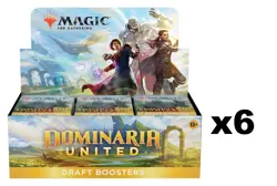 SEALED CASE! - 6x Draft Booster Box Dominaria United DMU MTG SEALED 195166128559 - Image 1