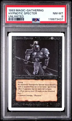 HYPNOTIC SPECTER Unlimited PSA 8 Vintage MTG [Nostalgium] - Image 1