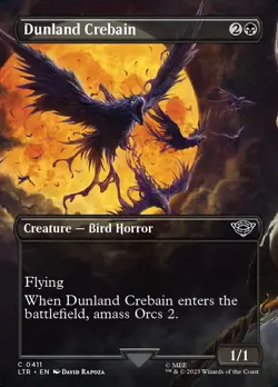 [MTG] Dunland Crebain (Showcase) (0411) (LTR) NM - Image 1