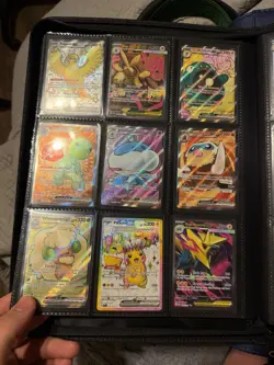 Pokemon TCG Binder Lot Pikachu Charizard Venusaur Holo Foil Assorted Cards - Image 3