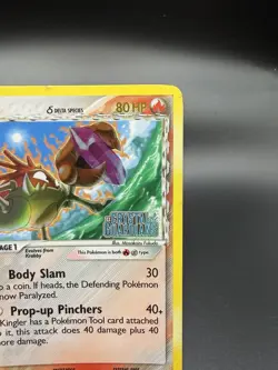 Pokemon Kingler Delta Species EX Crystal Guardians 22/100 2006 80 HP Rare Rever… - Image 4