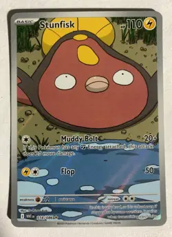 Pokemon TCG: Stunfisk 118/086 Sv: White Flare Holo - Image 1