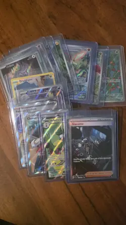 17x english pokemon mixed card lot SIR SR promo and IR assorted sets - Image 1