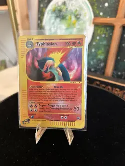 Pokemon- Typhlosion- Expedition Base Set 065/165- Reverse Holo Rare 100 HP - Image 1