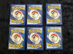 Pokemon Base Set Lot 6 ALL RARE #17 - #22 LP/MP - Image 2