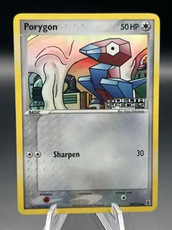 Pokemon TCG Porygon 80/113 Reverse Holo ex Delta Species Stamped Foil - Image 1