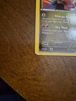2012 Latias 9 Holo Dragon Vault Pokemon Some Wear - Image 3