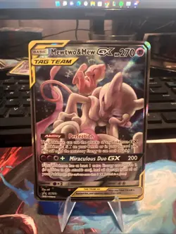 Mewtwo & Mew GX Tag Team SM191 Promo 2019 Pokemon Sun & Moon - Image 1