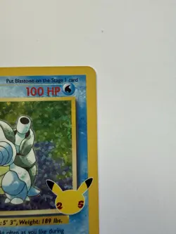 2021 POKEMON CELEBRATIONS CLASSIC COLLECTION #2 BLASTOISE-HOLO - Image 3