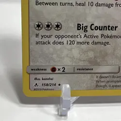 2019 Pokemon TCG Unbroken Bonds Snorlax 158/214 Holo Rare CENTERED One Owner NM - Image 4