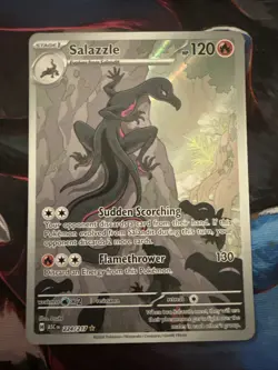 Salazzle 224/217 IR Ascended Heroes Mega Evolution English Pokemon NM Mint - Image 1