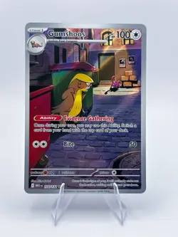 Gumshoos Illustration Rare IR Pokemon TCG Mega Evolution 153/132 - Image 1