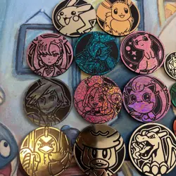 Lot of 16x Official Pokemon TCG Coins (No Duplicates) - Image 3