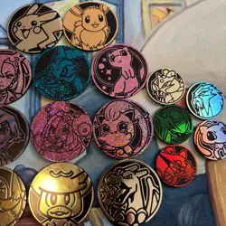 Lot of 16x Official Pokemon TCG Coins (No Duplicates) - Image 4