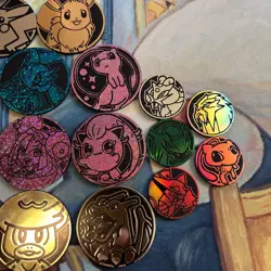 Lot of 16x Official Pokemon TCG Coins (No Duplicates) - Image 5