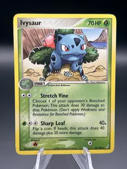Ivysaur 35/100 Pokemon TCG EX Crystal Guardians Uncommon - Image 1