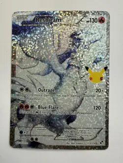 2021 Pokemon SWSH Celebrations Reshiram Classic Collection #113/114 - Image 1