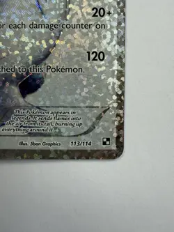 2021 Pokemon SWSH Celebrations Reshiram Classic Collection #113/114 - Image 5