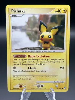 Pichu Lv.6 93/123 Mysterious Treasures 2007 Pokemon TCG - Image 1