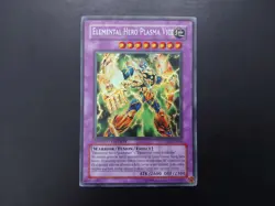 Yugioh - Elemental Hero Plasma Vice CT04-EN006 Secret Rare Promo - Image 1