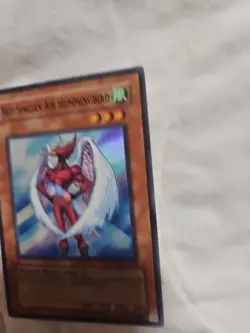 Yugioh Neo-Spacian Air Hummingbird STON-EN004 Super Rare 1st Edition LP - Image 4