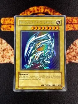 🔥 YUGIOH • BLUE EYES WHITE DRAGON • ULTRA RARE • SDK-001 • UNLIMITED • NM 🔥 - Image 1