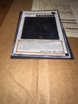 Blackwing Armor Master (UTR) CRMS-EN041 Crimson Crisis 1st Edition LP - Image 2