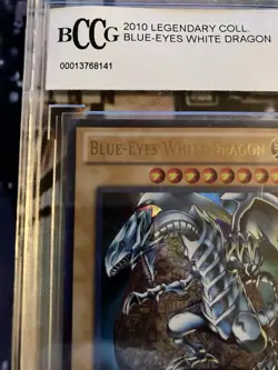 Yu-Gi-Oh Blue Eyes White Dragon LC01-EN004 2010 Legendary Collection BCCG 10 - Image 2