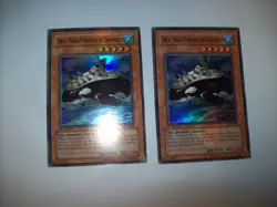 X2 Yugioh Orca Mega-Fortress of Darkness IOC-084 - Super - Ist Ed NM Free Ship - Image 1