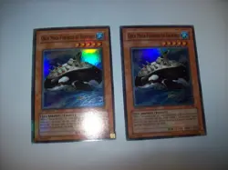 X2 Yugioh Orca Mega-Fortress of Darkness IOC-084 - Super - Ist Ed NM Free Ship - Image 3