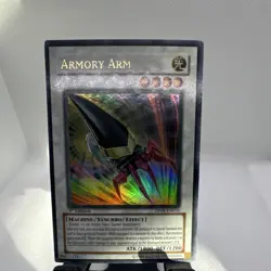 Yu-Gi-Oh! TCG Armory Arm Synchro Effect Ultra Rare Holo DP08-EN016 1st Ed - Image 1