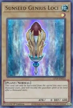 Sunseed Genius Loci Yu-Gi-Oh! GFTP-EN014 1st Ultra Rare - Image 1