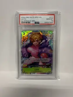 2024 OPO7 One Piece 500 Years in the Future Alt Art Foil #111 Lilith PSA 10 - Image 1