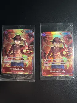 Monkey.D.Luffy Treasure Booster Promo ST10-006 Lotx2 - Image 1