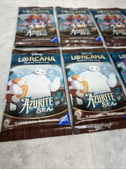 Disney Lorcana TCG - Azurite Sea Booster Box (8 Sealed Booster Packs) - Image 2