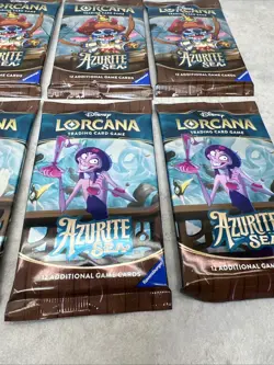 Disney Lorcana TCG - Azurite Sea Booster Box (8 Sealed Booster Packs) - Image 3